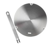 Ciieeo Piastra Convertibile per Induzione in Acciaio Inossidabile Diffusore di Calore per Fornelli Gas Adattatore per Piano Cottura Induzione Compatibile Pentole Ceramica