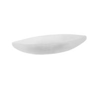 Ciieeo Piatto Portagioielli Cristallo di Gesso Forma di Foglia Elegante Vassoio per Gioielli e Decorazioni Ciotola Naturale per Anelli Orecchini e Piccole Decorazioni per La Casa