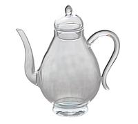 Ciieeo Piccola Teiera Vetro Trasparente Resistente Al Calore Kettle Portatile per Tè Verde e Tisane Design Ergonomico e Negozio