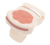 Ciieeo Piega Ciglia Donna Mini Compatto a Forma di Artiglio di Gatto in Plastica Bianca Silicone, Strumento Portatile e Facile da Usare per Ciglia Corte, per Viaggio e Casa