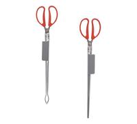 Ciieeo Pinza Multifunzione Antiscivolo per Aragosta e Granchi in Acciaio Inox 52cm, Set 2 Pezzi Morsetto per Anguille, Accessorio da Cucina Portatile per Uso Esterno e Pesca