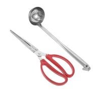 Ciieeo pinze per tronchi manuali attrezzi da giardino strumenti antincendio pesanti pala del pozzo del fuoco strumenti per la gestione dei registri pinze per tronchi pesanti Silver