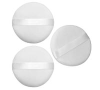 Ciieeo Piumini da Cipria in Cotone per Ragazzo Ragazza 3 Pezzi, Soffici e Lavabili, Piumino Talco Multiuso Compatto per Viso e Corpo, per Viaggi e Pelle Delicata