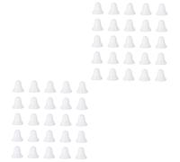 Ciieeo Polistirolo 80 Pz a Palla Modellabile in Schiuma Campane Schiume Jingle Bell Pendenti a Forma Da Te in Schiuma Arredamento Bianca