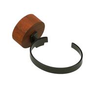 Ciieeo Porta Orologi da Polso in Legno di Noce Supporto Acrilico a C, Espositore Singolo Organizer per Orologi da Uomo, Vassoio Porta Cinturini Elegante per Conservazione Ordinata