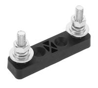 Ciieeo Portafusibile per Auto Elettrica e Carrelli Elevatori 80a-200a Spina Piatta Grande, Blocco Fusibili Maxi in Gomma e Lega, Supporto Pannello Resistente per Uso Automobilistico