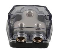 Ciieeo Portafusibili Auto Amplificatore Audio in Lega Resistente Blocco Distribuzione per Collegamento e Protezione Sovraccarico Facile Installazione per Impianto Stereo Auto