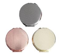 Ciieeo Portamedicinali in Metallo 3 Scomparti con Specchio, Custodia Portatile Mini Resistente All’umidità e Polvere, Distributore di Medicinali Compatto per Viaggi e Uso Quotidiano