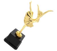 Ciieeo Premio Danza Classica in Plastica Oro Base Quadrata Nera Premio Concorso Danza Compatto per Saggi e Competizioni Ballerina Statuetta Decorativa per Premiazioni Scolastiche
