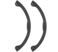 Ciieeo Protezione Paraurti per Snowboard e Skateboard 2 Pezzi Copertura Terminale Nera Resistente agli Urti e alle Intemperie Striscia Protettiva per Bordi Punta e Coda Adatta per