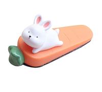 Ciieeo Protezione per paraurti Protezione da parete per porte Protezioni per pavimenti dietro il tappo della porta Pad carino fermaporta Bunny Fermaporta Protezione da parete Porta cuneo Porta Allarme