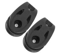 Ciieeo Puleggia in Nylon per Barche a Vela 2 Pezzi Cuscinetti a Sfera, Bozzello di Sollevamento Leggero e Resistente per Kayak e Attrezzature Nautiche, Carrucola Girevole Fissaggio