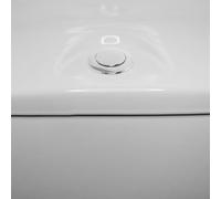 Ciieeo Pulsante per Wc Singolo 38X46Mm 2 Pezzi per Scarico Serbatoio Water Kit di Ricambio Robusto Resistente Regolabile per Bagno Risparmio Idrico e Protezione Ambientale