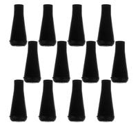 Ciieeo Punte di Freccia in Gomma Morbida Colore Nero 12 Pezzi Design Sicuro e Silenzioso per Frecce da Allenamento per Uso in Casa a Scuola