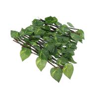 Ciieeo Recinzione Artificiale per Foglie, Siepe Artificiale, Verde, Legno e Plastica, Estensibile, per Balcone, Decorazione e Schermatura Privacy