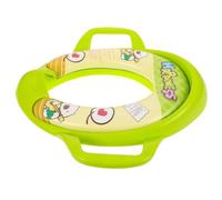 Ciieeo Riduttore Wc in Pvc Verde Stile Simpatico, Facile da Pulire e Sicuro, Seggiolino Water per Addestramento Toilette