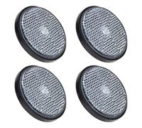 Ciieeo Riflettori per e Auto da Turismo 4 Catarifrangenti Posteriori in Plastica Bianca Segnalazione di per Notturno Compatti e Resistenti per al Buio