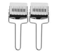 Ciieeo Rullo per Pasta in Acciaio Inossidabile 2 Pezzi Tagliapasta per Spaghetti e Tagliatelle Utensile Manuale Taglierino Multiuso per Cucina Domestica