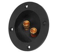 Ciieeo Scatola di Giunzione Tonda per Casse Acustiche Foro 62mm, Materiale Plastica e Rame, Tecnologia Pressfit per Connessioni Stabili in Sistemi Home Theater