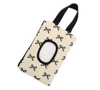 Ciieeo Scatola per salviette portatile Custodia per salviette bagnate portatile borsa fazzoletti Container da viaggio stoffa