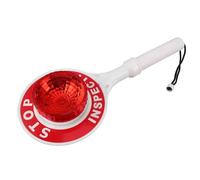 Ciieeo Segnale di Stop Portatile con Luce Led, Bastone Segnaletico a Batteria Resistente alle Intemperie, Maniglia Ergonomica per Sicurezza Stradale in Parcheggi e Attraversamenti