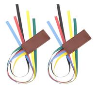 Ciieeo Segnalibri Nastro Colorato 2 Pezzi Segnalibri di Pagina Multifunzionali per Studenti e Lettura Biblica a Nastro Multicolore per Libri