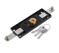 Ciieeo Serratura per Porta Saracinesca in Ferro Resistente Kit Montaggio Incluso, Blocco Sicurezza per Serranda Avvolgibile per Garage e Cancelli Uso Residenziale e Commerciale