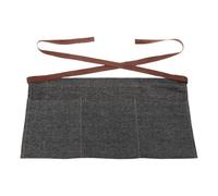 Ciieeo Server Grembiule da uomo Grembiule da cuoco Grembiule a mezza vita Grembiule per donne Cameriera Grembiule in Denim Grembiule per Coppie Nero Coppie Grembiuli da cucina Grembiule da cucina