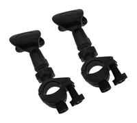 Ciieeo Set 2 Clip Microfono Rotanti in Plastica Adattatore, Supporto Compatto e Leggero per Microfoni, Morsetto Stabile per Streaming e Public Speaking