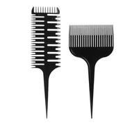 Ciieeo Set 2 Pezzi Pettini per Separare e Colorare i Chioma, Pettine a Coda di Topo e Pettine per Mèches Professionali in Materiale Resistente, Strumenti per Styling Parrucchieri e Uso
