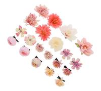Ciieeo Set 21 Pezzi Clip per Chioma Fiori di Seta, Fermagli Eleganti e Chic per Donne e Bambine Adatti a Vita Quotidiana e Banchetti