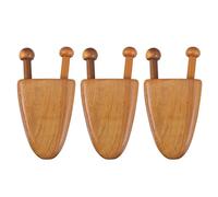 Ciieeo Set 3 Pezzi Raschietti Massaggianti in Legno Naturale, Tavole Guasha Compatte per Massaggio Corpo e Agopuntura, Massaggiatori Portatili per Uso Domestico e Viaggi