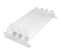 Ciieeo Set 3 Pezzi Spingitore per Bevande in Plastica Ps, Organizer per Frigorifero Scivolo Veloce e Facile da Usare, per Supermercati e Espositori