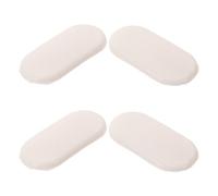 Ciieeo Set 4 Pezzi Tampone Ammortizzatore per Copriwater in Abs Bianco Installazione Facile e Stabilizzazione per Bagni di Scuola e Casa
