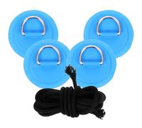 Ciieeo Set 4 Toppe Anello a d in Acciaio Inox Corda Elastica 8 CM per Kayak e Paddle Board Accessori Coperta Gonfiabile per Sport Acquatici e Ancoraggio Stabile in Acqua