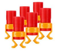 Ciieeo Set 6 Morsetti Porta Viti in Plastica ABS, Porta Punte per Avvitatore a Impulsi, Morsetto a Vite Manuale per Lavorazione Legno e Cartongesso, Utensile Fissaggio Viti Compatto e