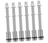 Ciieeo Set 6 Viti per Tiranti Tamburo in Metallo Resistente Filettatura Uniforme, Parti di Ricambio per Rullante e Batteria, Accessori per Strumenti a Percussione Adatti a Musicisti