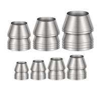 Ciieeo Set 7 Pezzi Cunei di Rinforzo in Ferro Rotondi per Manici Martello, Accessori Fissaggio Manico Spaccalegna, Strumenti Manuali per Giardinaggio e Falegnameria