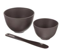 Ciieeo Set Ciotole in Silicone per Maschere Fai da Te e Scioglimento Cera, Kit 3 Pezzi Resistenti Alte Temperature, Contenitori Pieghevoli per Trattamento Viso e Cura Professionale