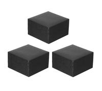 Ciieeo Set da 3 Scatole per Orologi in Cartone Spesso Nero Motivo Litchi, Organizer Porta Orologi e Portagioie Decorativo, Confezione Regalo Elegante per Esposizione e Uso Privato