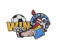 Ciieeo Set da 3 Spille in Lega Smalto a Pallone da Calcio, Distintivi Rotondi per Cappelli e Giacche, Decorazioni Sportive per Squadre e Premi Calcio, Accessori per Appassionati e