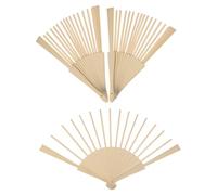 Ciieeo Set da 3 Stecche di bambù per Ventaglio Pieghevole 23 Cm, Telaio Portatile per Creazione Ventagli Tradizionali Giapponesi e Cinesi, Materiale Fai-da-Te per Decorazioni