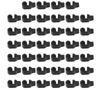 Ciieeo Set da 40 Clip di Bloccaggio per Gabbie e Guardaroba, Connettori in Plastica Neri Resistenti per Recinzioni e Armadi, Facili da Installare per Organizzazione e Sicurezza Domestica