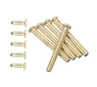 Ciieeo Set di 5 scomparti pieghevoli, set di riparazione con placcatura in oro e rondelle per ventaglio a mano, pezzi di ricambio per una facile installazione e un uso duraturo per ventaglio e