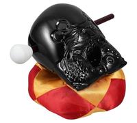 Ciieeo Set per Meditazione Buddista Blocco del Tempio Acrilico Inciso, Martello e Cuscino, Forniture per Canti Religiosi e Decorazione della Sala Buddha