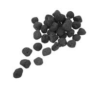 Ciieeo Set Rocce Laviche Naturali Nere 1200 G (3-5 Cm) per Caminetti Interni, Bracieri e Decorazioni Paesaggistiche, Pietre Vulcaniche Resistenti per Esterni, Acquari e Fioriere