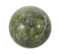 Ciieeo Sfera di Cristallo di lucidata - Sfera di Pietra da 2 Pollici per ricchezza e prosperità - Ornamenti a lucidata - Decorazione Cinese dell'abbondanza della Scultura fortunata