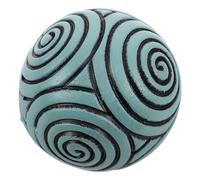 Ciieeo Sfera Zen Giapponese in Resina con Motivo Spirale Mini Decorazione per Sala Meditazione e Giardino Zen Strumento da Scrivania per Rilassamento e Pratica Mindfulness