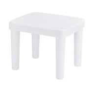 Ciieeo Sgabello Basso Antiscivolo per in Plastica Resistente Poggiapiedi da Bagno e Soggiorno 27X22X21 CM Sgabello Semplice e Sicuro per Uso Interno ed Esterno