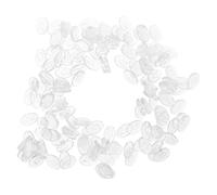 Ciieeo Silicone Nasello per Occhiali 25 Paia Trasparente Antiscivolo | a Pressione per Montature in e Occhiali da Sole, Distribuzione della Pressione, Uso Sportivo